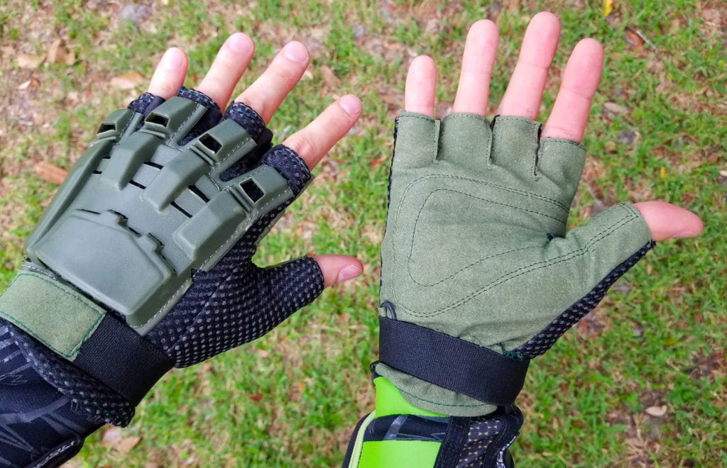 Medium Paintball Exalt Hard Shell Gloves Black Small 